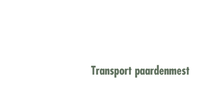 Transport paardenmest